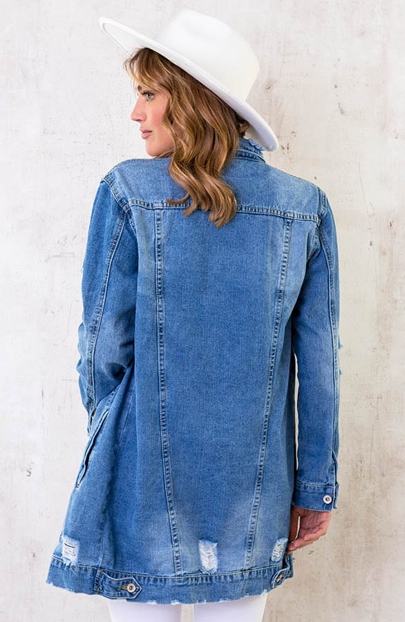 Long Denim Jacket 2.0 – shoparchief, foto 8