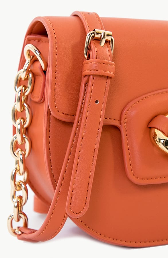 Luxury Chain Bag Orange – shoparchief, foto 2