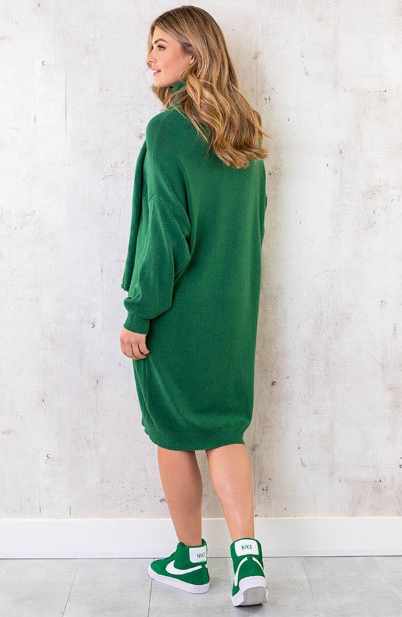 Oversized Comfy Jurk Groen – shoparchief, foto 4