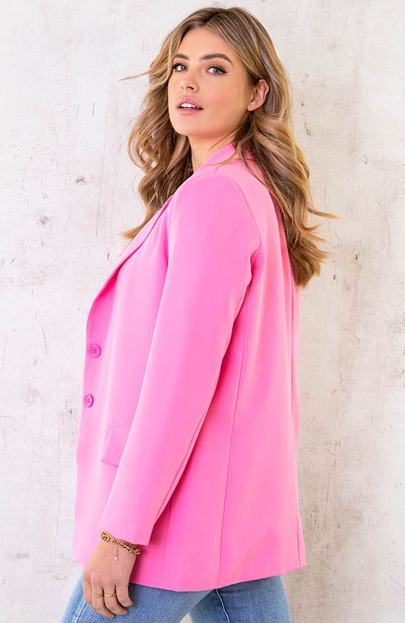 Oversized Blazer Roze – shoparchief, foto 4