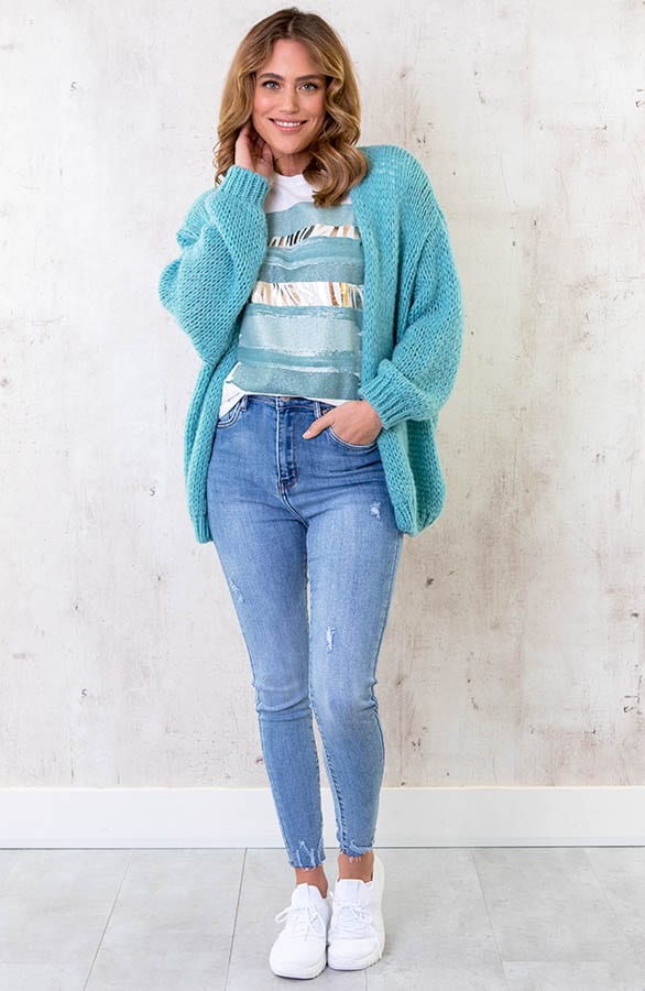 Oversized Knitted Vest Oase – shoparchief, foto 6