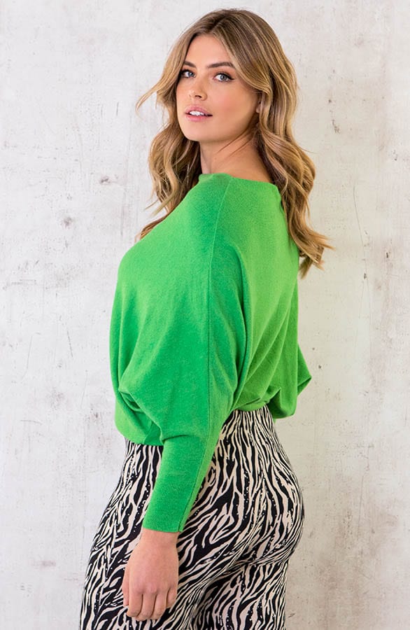 Oversized Soft Trui Groen – shoparchief, foto 5