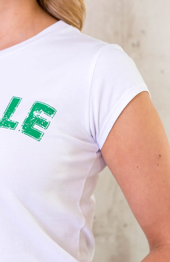 Rebelle Top Wit Bright Green – shoparchief, foto 5