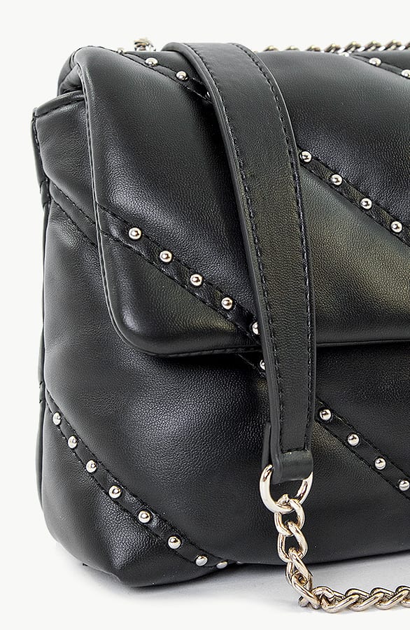 Schoudertas Met Studs Zwart – shoparchief, foto 2