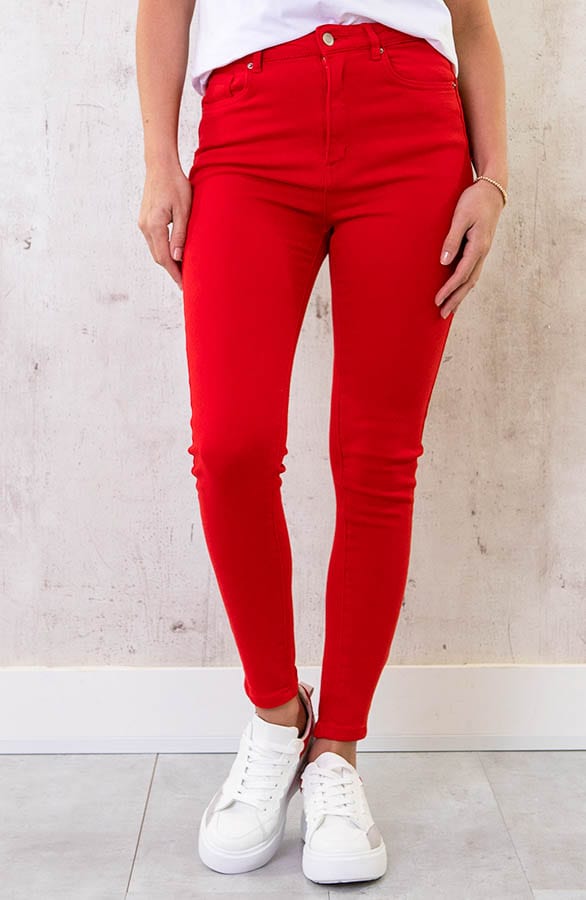 Plateau Sneakers Wavy Rood – shoparchief, foto 3