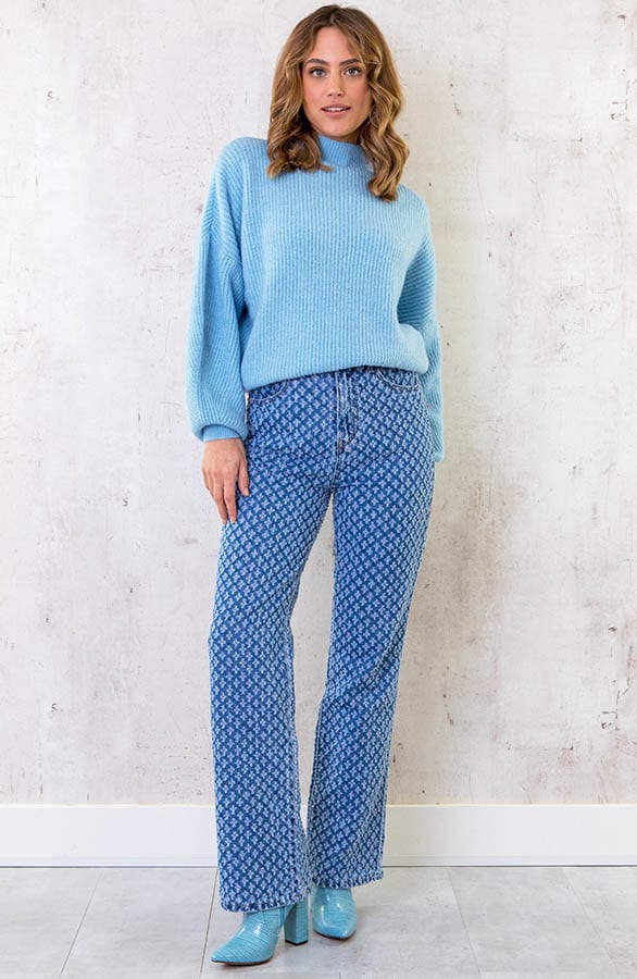 Knitted Sweater Babyblauw – shoparchief, foto 7