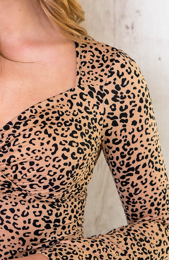 Stretch Overslag Top Leopard – shoparchief, foto 5