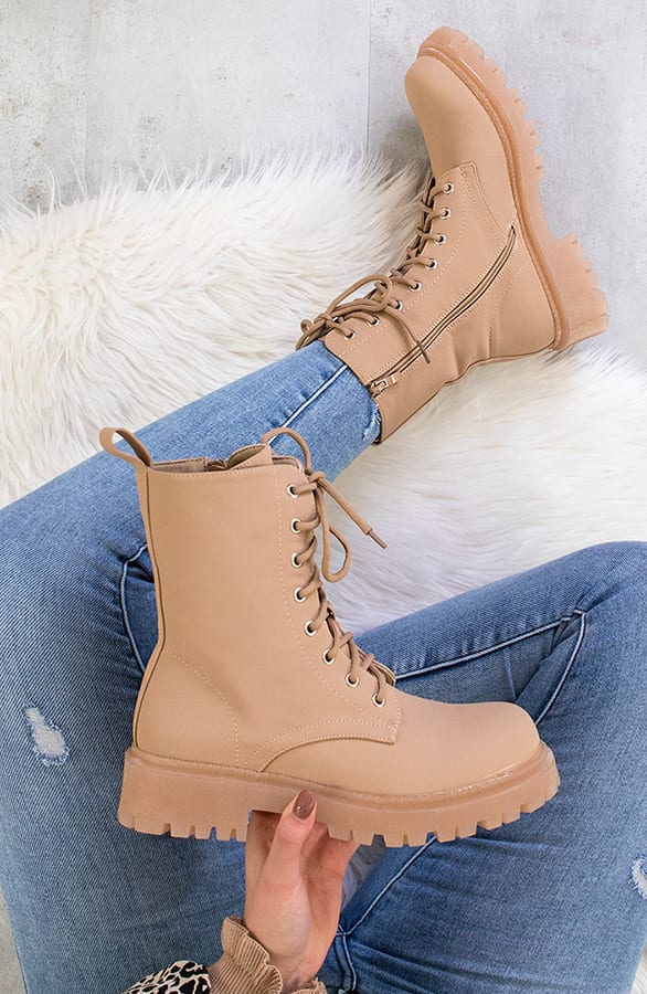Veterboots Mat Camel – shoparchief, foto 1