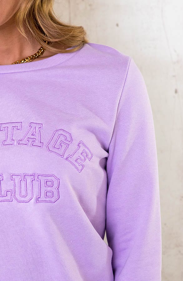 Vintage Club Sweater Lila – shoparchief, foto 6