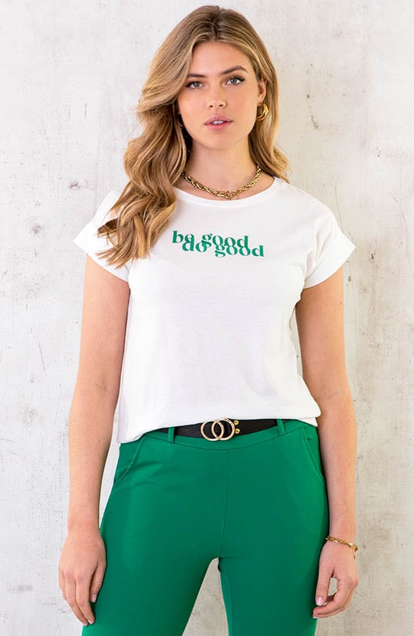 Be Good Do Good Top Bright Green – shoparchief, foto 2