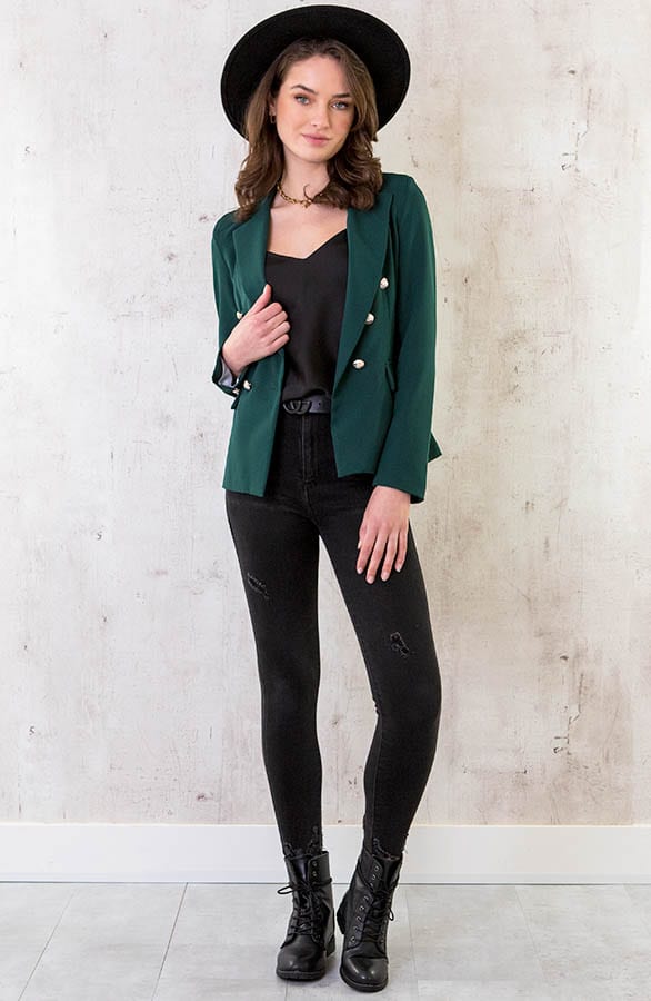 Button Blazer Smaragd 2.0 – shoparchief, foto 9