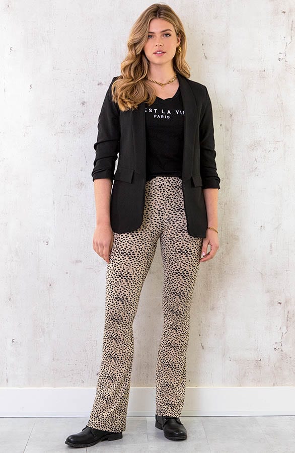 C'est La Vie T-shirt Zwart Wit – shoparchief, foto 7