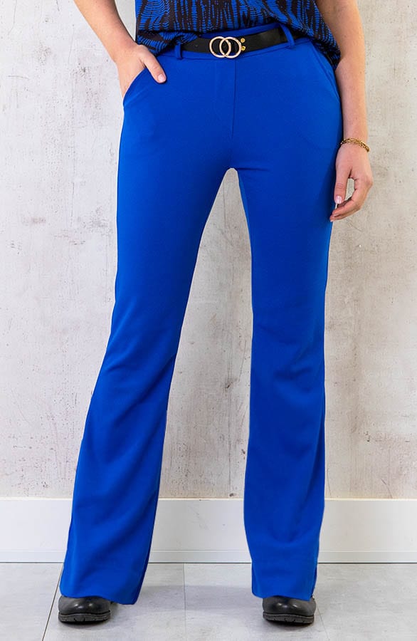 Flared Broek Kobalt – shoparchief, foto 1