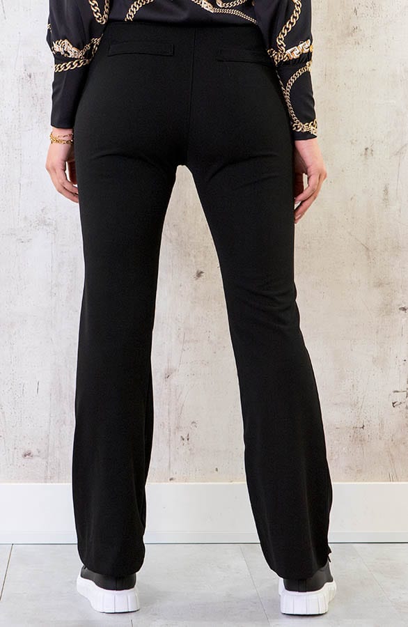 Flared Broek Zwart – shoparchief, foto 3
