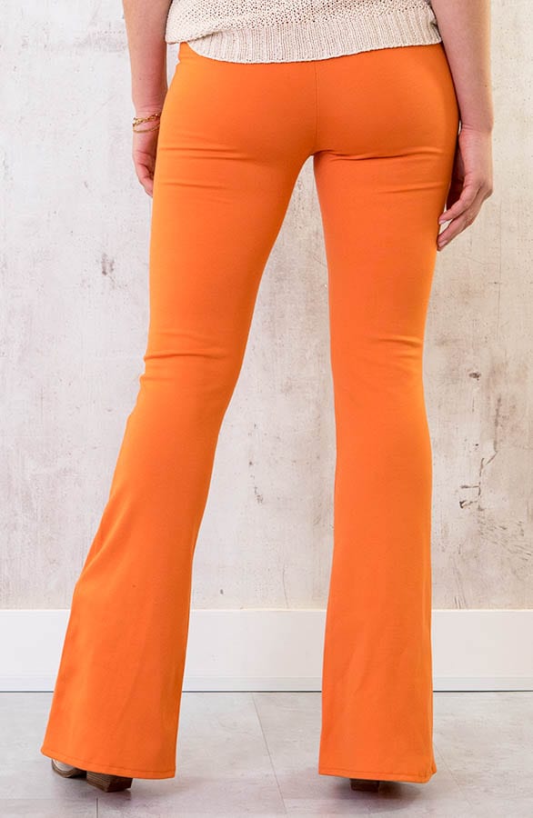 Flared Split Hose Orange, Shoparchiv, Foto 3