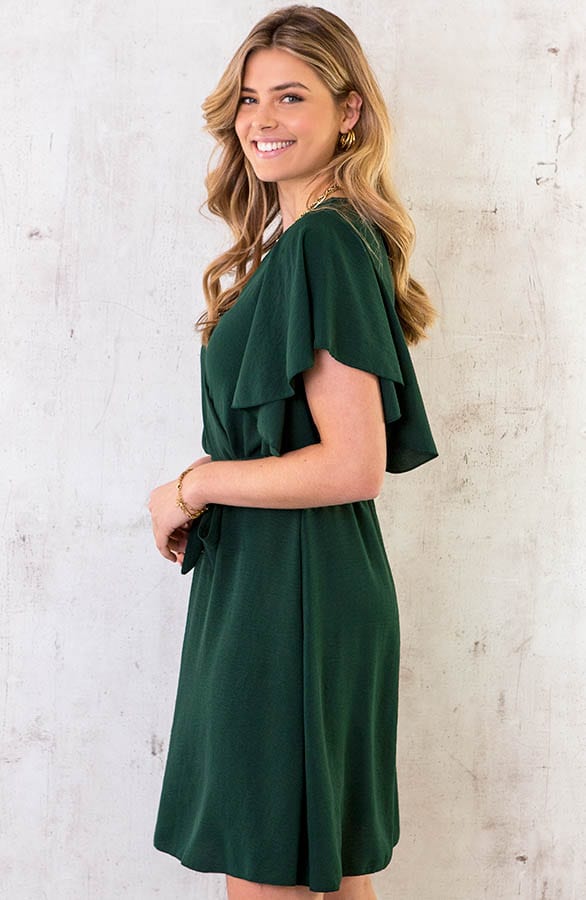 Florence Kleid Smaragd, Shoparchiv, Foto 3