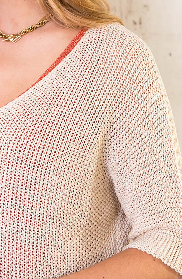 Gehaakte Top Beige – shoparchief, foto 10