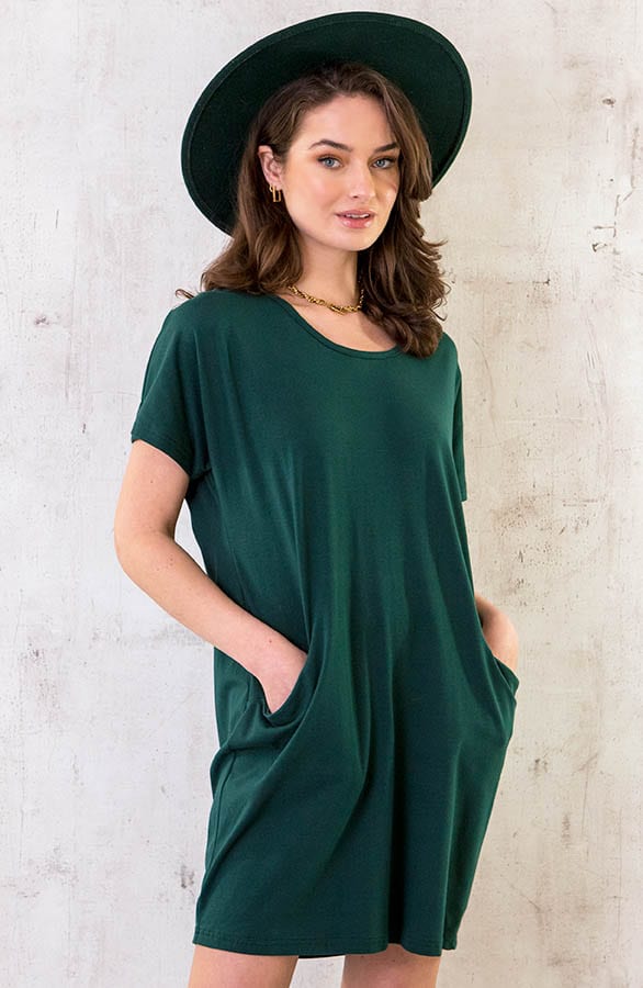 Pocket Tuniek Dames Smaragd – shoparchief, foto 2