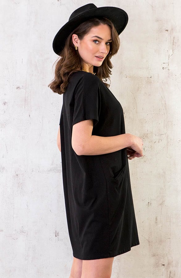 Pocket Tuniek Dames Zwart – shoparchief, foto 3