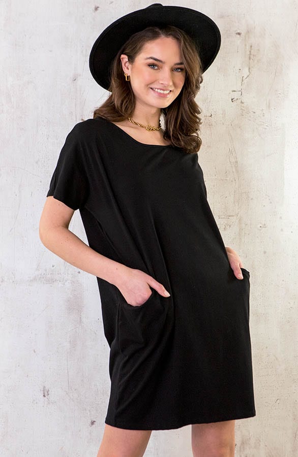Pocket Tuniek Dames Zwart – shoparchief, foto 1