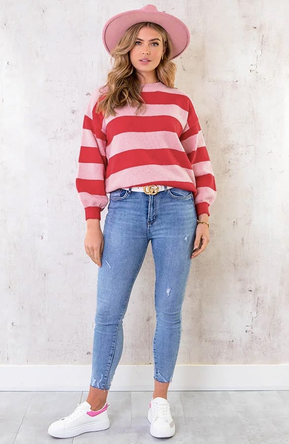 Streifen Pullover Rosa, Shoparchiv, Foto 5