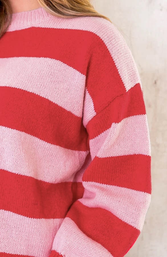 Streifen Pullover Rosa, Shoparchiv, Foto 4