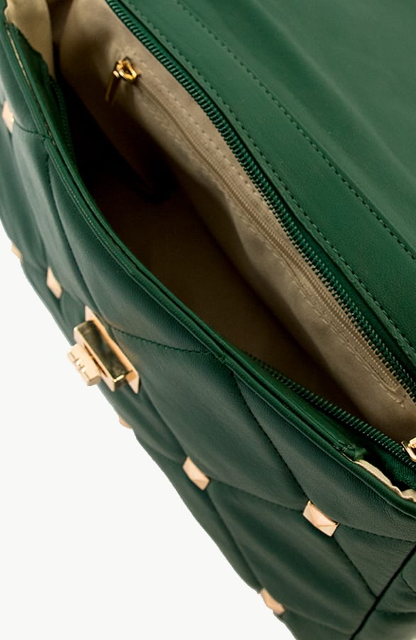 Studs Bag Emerald – shoparchief, foto 3