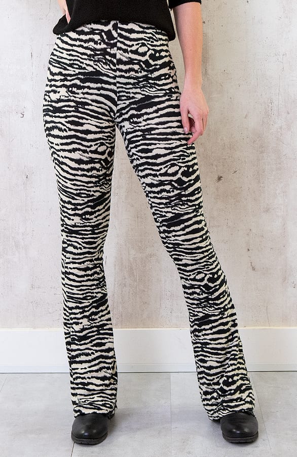 Flared Broek Zebra Deluxe – shoparchief, foto 2
