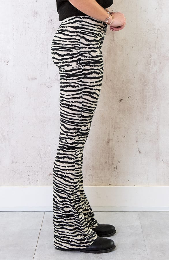 Flared Broek Zebra Deluxe – shoparchief, foto 3