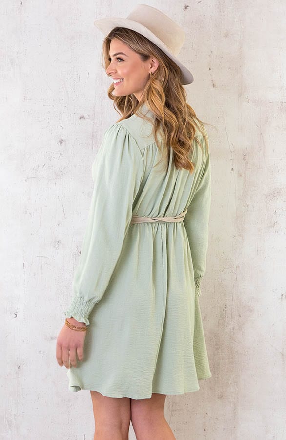 Smocked Schulter Kleid Mint, Shoparchiv, Foto 4