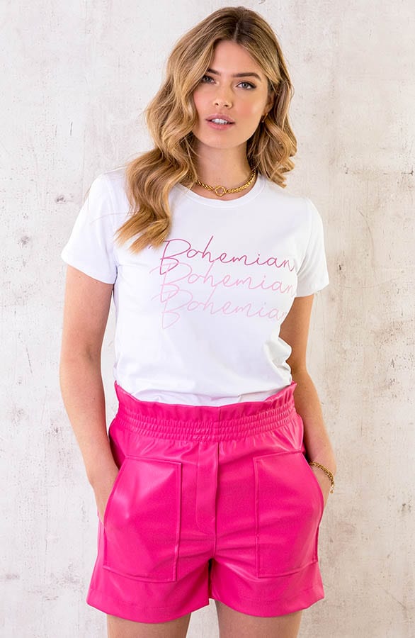 Bohemian it-shirt Roze – shoparchief, foto 7