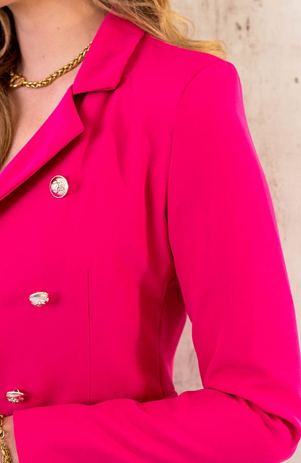 Button Blazer Fuchsia 2.0 – shoparchief, foto 5