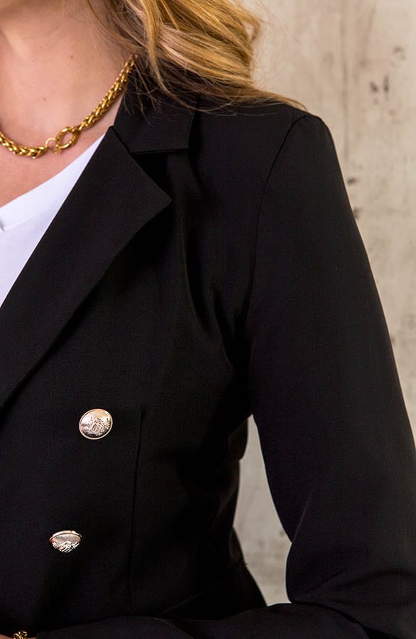 Button Blazer Zwart 2.0 – shoparchief, foto 5