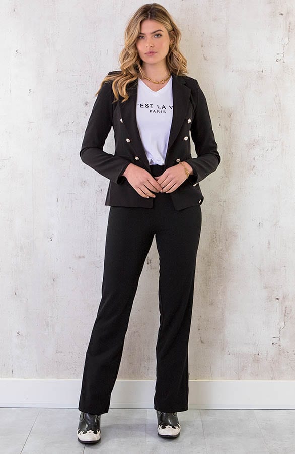 Button Blazer Zwart 2.0 – shoparchief, foto 6