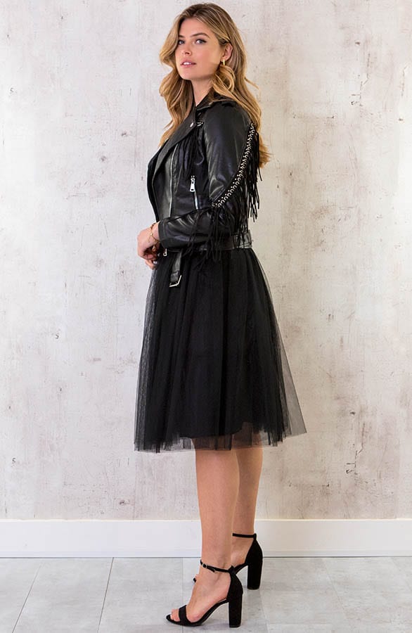 Midi Tule Rok Zwart – shoparchief, foto 10