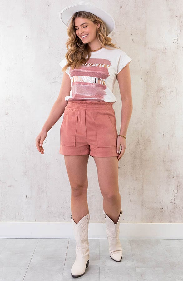 Metallic Zebra Top Roze – shoparchief, foto 6