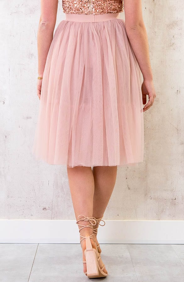 Midi Tule Rok Roze – shoparchief, foto 3