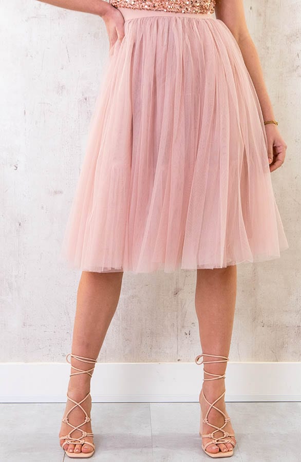 Midi Tule Rok Roze – shoparchief, foto 1