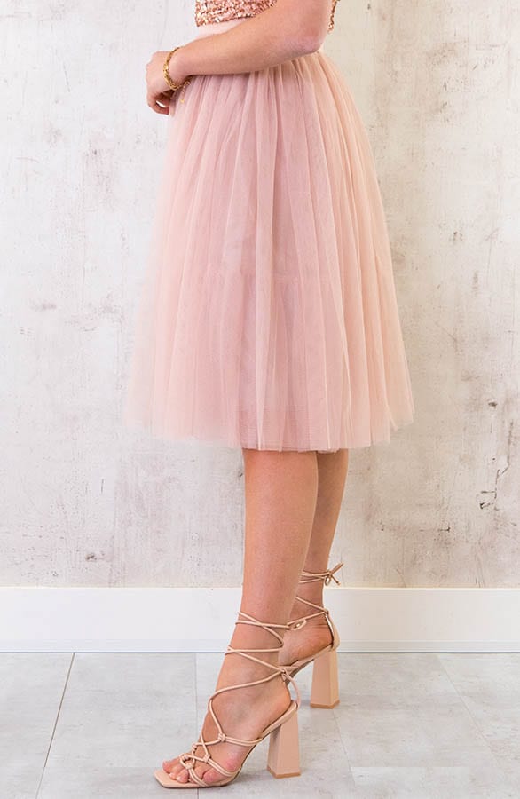 Midi Tule Rok Roze – shoparchief, foto 2