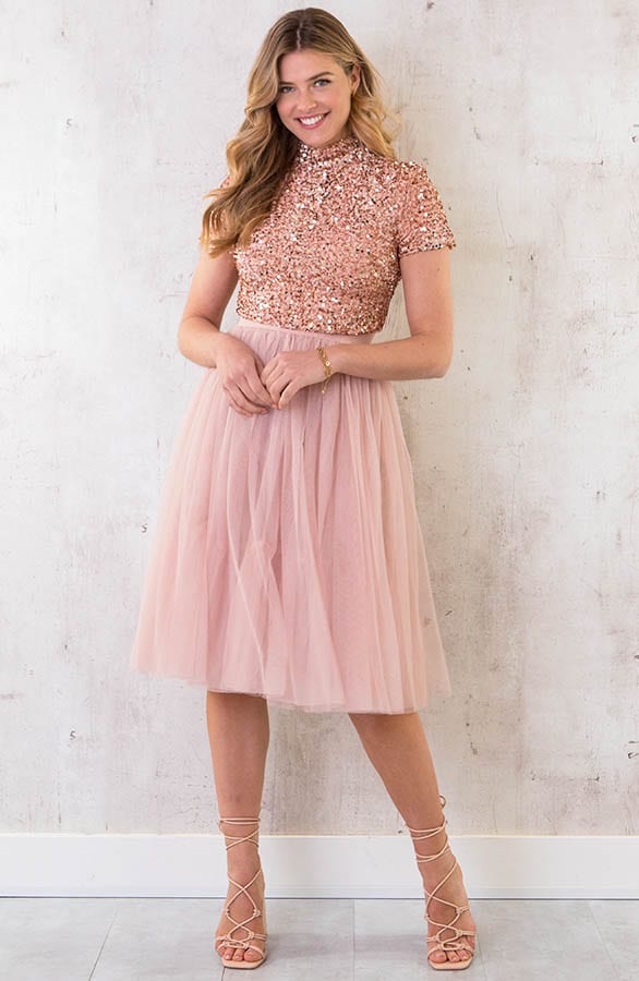 Midi Tule Rok Roze – shoparchief, foto 4
