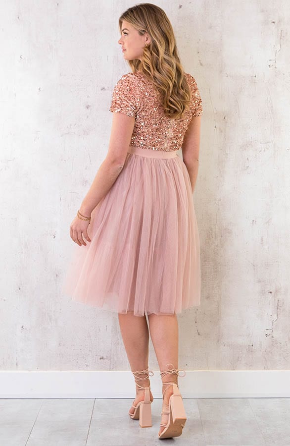 Midi Tule Rok Roze – shoparchief, foto 7