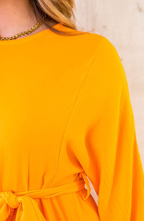 Falten Kleid Orange, Shoparchiv, Foto 5