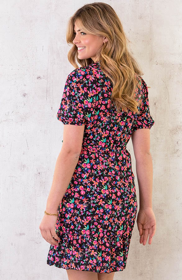 Pofmouwen Bloemen Jurk – shoparchief, foto 4