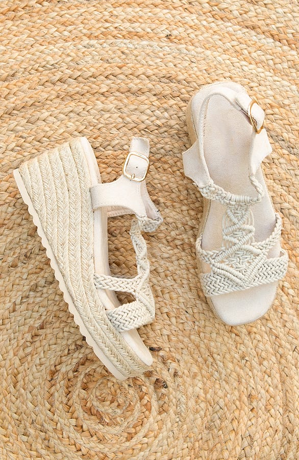 Sleehak Suede Bohemian Beige – shoparchief, foto 1