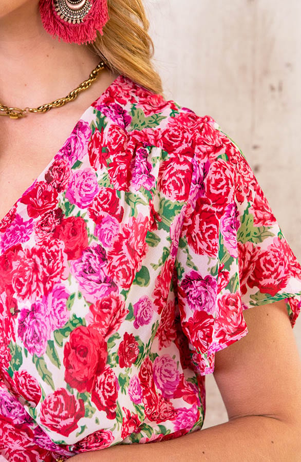 Summer Vibes Maxi Kleid Fuchsia, Shoparchiv, Foto 5
