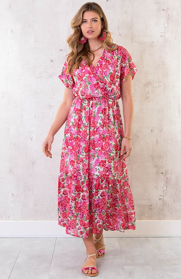 Summer Vibes Maxi Kleid Fuchsia, Shoparchiv, Foto 1