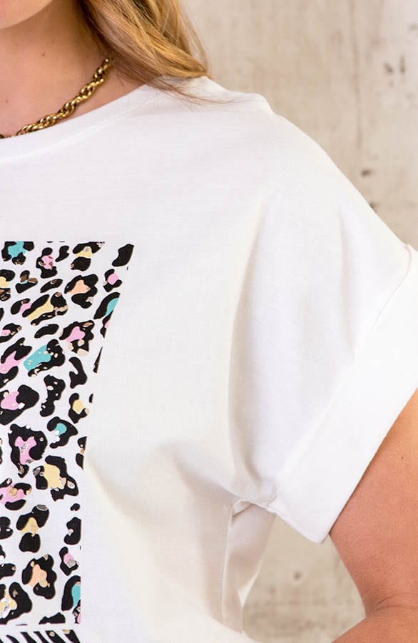 T-Shirt Panter Metallic Multicolor – shoparchief, foto 4
