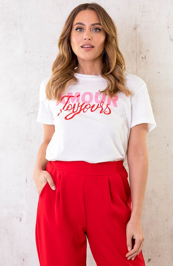Amour Toujours Oversized Top Rosa, Shoparchiv, Foto 8