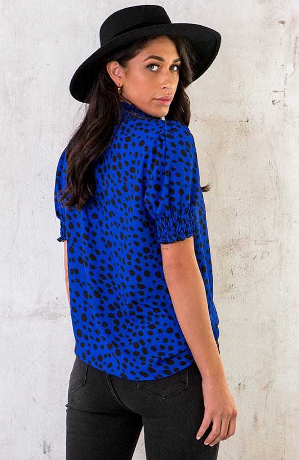 Cheetah Col Top Kobalt – shoparchief, foto 4