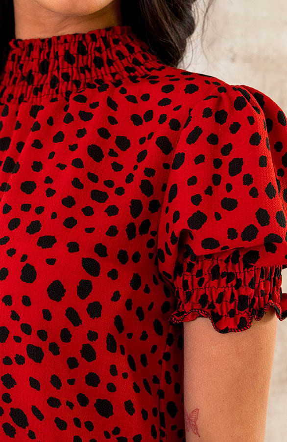 Cheetah Col Top Rood – shoparchief, foto 5